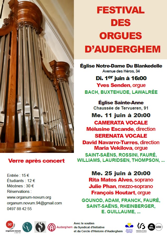 Affiche "Festival des Orgues"