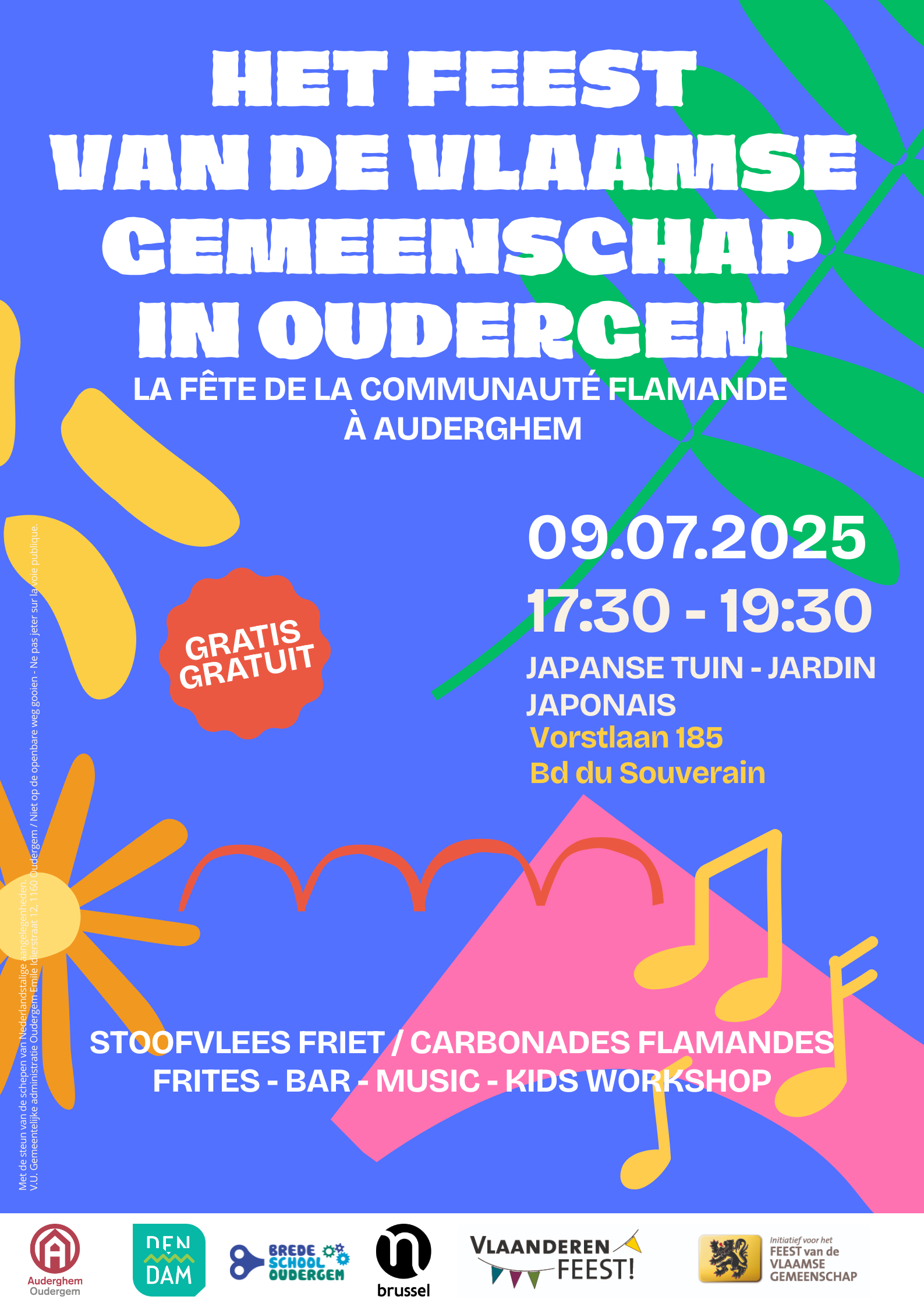 Affiche "Feest van de Vlaamse Gemeenschap"