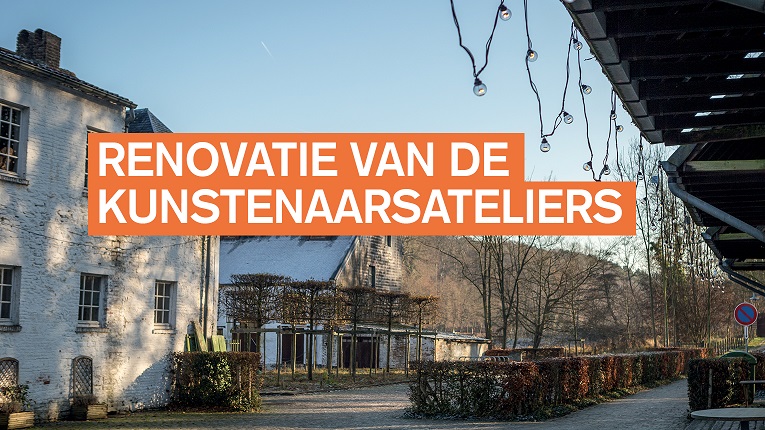 Start van de renovatie van de Kunstenaarsateliers