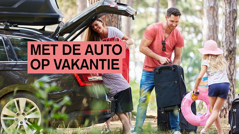 Met de auto op vakantie