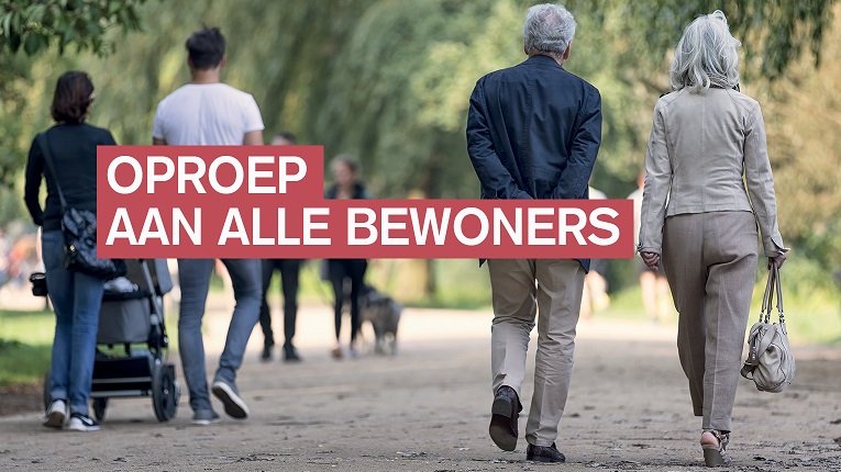Oproep aan alle bewoners