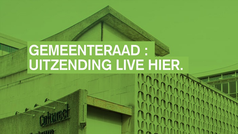 Gemeenteraad: uitzending live hier